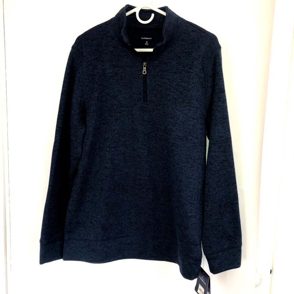 Croft & Barrow | Men's Navy Quarter Zip Pullover